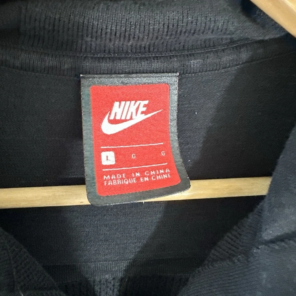 Nike Tech Knit Jacket Womens L Black Full Zip Hooded